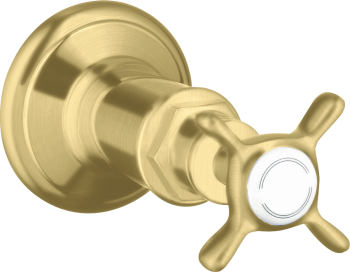  - AXOR Montreux Zawór odcinający z uchwytem krzyżowym, podtynkowy mosiądz szczotkowany 16871950 - 16871950 - Łazienki Szydłowski