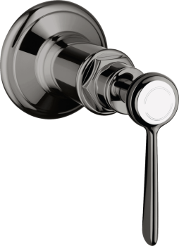 - AXOR Montreux Zawór odcinający z uchwytem jednoramiennym, podtynkowy czarny chrom polerowany 16872330 - 16872330 - Łazienki Szydłowski