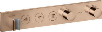  - AXOR ShowerSolutions Moduł termostatyczny Select 530/90 do 3 odbiorników, podtynkowy czerwone złoto polerowane 18356300 - 18356300 U - Łazienki Szydłowski