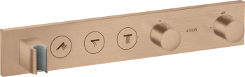  - AXOR ShowerSolutions Moduł termostatyczny Select 530/90 do 3 odbiorników, podtynkowy czerwone złoto szczotkowane 18356310 - 18356310 U - Łazienki Szydłowski