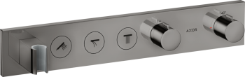  - AXOR ShowerSolutions Moduł termostatyczny Select 530/90 do 3 odbiorników, podtynkowy czarny  chrom polerowany 18356330 - 18356330 u - Łazienki Szydłowski