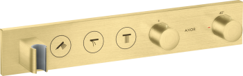  - AXOR ShowerSolutions Moduł termostatyczny Select 530/90 do 3 odbiorników, podtynkowy mosiądz szczotkowany 18356950 - 18356950 U - Łazienki Szydłowski