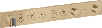  - AXOR ShowerSolutions Moduł termostatyczny Select 670/90 do 5 odbiorników, podtynkowy brąz szczotkowany 18358140 - 18358140 U - Łazienki Szydłowski