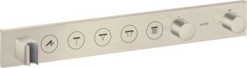  - AXOR ShowerSolutions Moduł termostatyczny Select 670/90 do 5 odbiorników, nikiel szczotkowany 18358820 - 18358820 - Łazienki Szydłowski