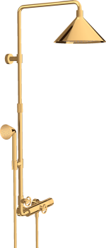  - AXOR Showers/Front Komplet prysznicowy 240 2jet z termostatem złoty optyczny polerowany 26020990 - 26020990 - Łazienki Szydłowski
