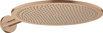  - AXOR ShowerSolutions Deszczownica prysznicowa 35 cm 1jet z ramieniem prysznicowym czerwone złoto szczotkowane 26034310 - 26034310 - Łazienki Szydłowski