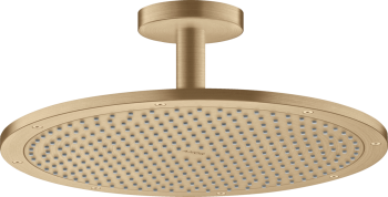  - AXOR ShowerSolutions Deszczownica 35cm 1jet z przyłączem sufitowym Brąz Szczotkowany 26035140 - 26035140 - Łazienki Szydłowski