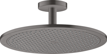  - AXOR ShowerSolutions Deszczownica 35cm 1jet z przyłączem sufitowym Czarny Chrom Szczotkowany 26035340 - 26035340 - Łazienki Szydłowski