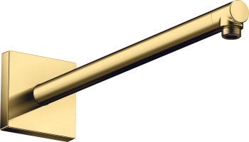  - AXOR ShowerSolutions Ramię prysznicowe 39 cm, kwadratowe Złoty Optyczny Polerowany 26436990 - 26436990 - Łazienki Szydłowski
