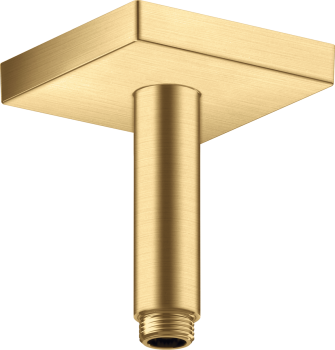 - AXOR ShowerSolutions Przyłącze sufitowe 10 cm, kwadratowe złoty optyczny szczotkowany 26437250 - 26437250 - Łazienki Szydłowski