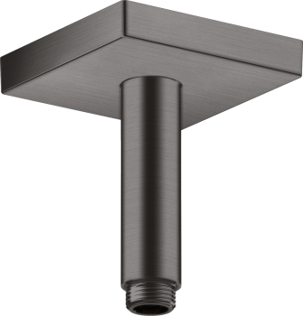 - AXOR ShowerSolutions Przyłącze sufitowe 10 cm, kwadratowe Czarny Chrom Szczotkowany 26437340 - 26437340 - Łazienki Szydłowski