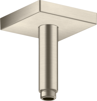 - AXOR ShowerSolutions Przyłącze sufitowe 10 cm, kwadratowe nikiel szczotkowany 26437820 - 26437820 - Łazienki Szydłowski