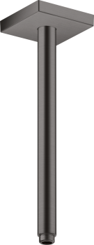- AXOR ShowerSolutions Przyłącze sufitowe 30 cm, kwadratowe Czarny Chrom Szczotkowany 26438340 - 26438340 - Łazienki Szydłowski