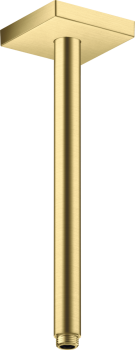 - AXOR ShowerSolutions Przyłącze sufitowe 30 cm, kwadratowe mosiądz szczotkowany 26438950 - 26438950 - Łazienki Szydłowski