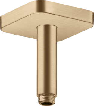 - AXOR ShowerSolutions Przyłącze sufitowe 10 cm, softsquare brąz szczotkowany 26965140 - 26965140 - Łazienki Szydłowski