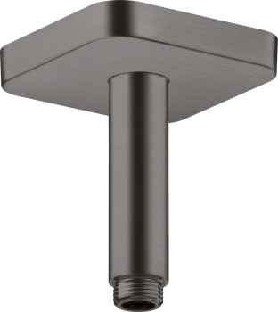 - AXOR ShowerSolutions Przyłącze sufitowe 10 cm, softsquare Czarny Chrom Szczotkowany 26965340 - 26965340 - Łazienki Szydłowski