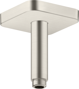  - AXOR ShowerSolutions Przyłącze sufitowe 100 mm, softsquare stal szlachetna optyczna 26965800 - 26965800 - Łazienki Szydłowski