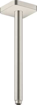 - AXOR ShowerSolutions Przyłącze sufitowe 30 cm, softsquare stal szlachetna szczotkowana 26966800 - 26966800 - Łazienki Szydłowski