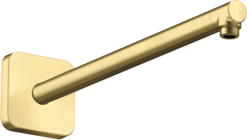  - AXOR ShowerSolutions Ramię prysznicowe 390 mm, softsquare  mosiądz szczotkowany 26967950 - 26967950 - Łazienki Szydłowski