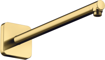  - AXOR ShowerSolutions Ramię prysznicowe 39 cm, softsquare Złoty Optyczny Polerowany 26967990 - 26967990 - Łazienki Szydłowski