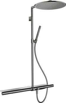  - AXOR ShowerSolutions Komplet prysznicowy 350 1jet z termostatem 800 czarny chrom polerowany 27984330 - 27984330 - Łazienki Szydłowski