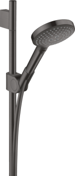  - AXOR Uno Zestaw prysznicowy 90 cm z główką prysznicową 120 3jet czarny chrom szczotkowany 27987340 - 27987340 - Łazienki Szydłowski