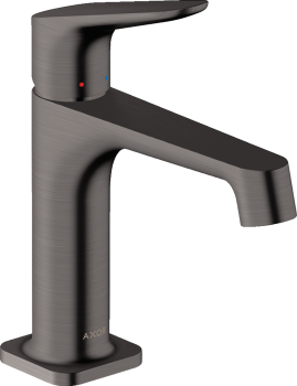  - AXOR Citterio M Jednouchwytowa bateria umywalkowa 100 z kompletem odpływowym z cięgłem czarny chrom szczotkowany 34010340 - 34010340 U - Łazienki Szydłowski