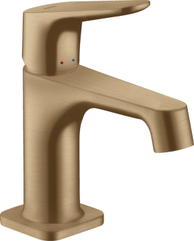 - AXOR Citterio M Jednouchwytowa bateria umywalkowa 70 do małych umywalek z kompletem odpływowym z cięgłem brąz szczotkowany 34016140 - 34016140 - Łazienki Szydłowski