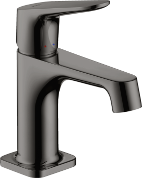 - AXOR Citterio M Jednouchwytowa bateria umywalkowa 70 do małych umywalek z kompletem odpływowym z cięgłem czarny chrom polerowany 34016330 - 34016330 - Łazienki Szydłowski