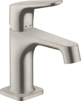  - AXOR Citterio M Jednouchwytowa bateria umywalkowa 70 do małych umywalek z kompletem odpływowym z cięgłem stal szlachetna optyczna 34016800 - 34016800 - Łazienki Szydłowski