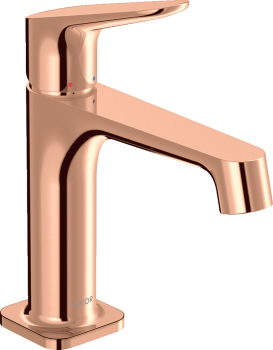 - AXOR Citterio M Jednouchwytowa bateria umywalkowa 100 z niezamykanym kompletem odpływowym czerwone złoto polerowane 34017300 - 34017300 - Łazienki Szydłowski