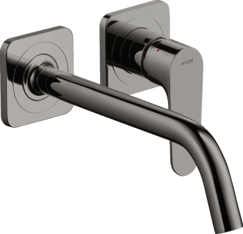 - AXOR Citterio M Jednouchwytowa bateria umywalkowa z wylewką 22,7 cm i rozetami, ścienna, podtynkowa czarny chrom polerowany 34116330 - 34116330 - Łazienki Szydłowski