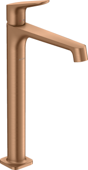 - AXOR Citterio M Jednouchwytowa bateria umywalkowa 250 do umywalek nablatowych z niezamykanym kompletem odpływowym brąz szczotkowany 34127140 - 34127140 - Łazienki Szydłowski