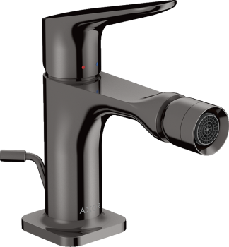  - AXOR Citterio M bateria bidetowa z kompletem odpływowym z cięgłem czarny chrom polerowany 34210330 - 34210330 - Łazienki Szydłowski