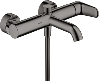 - AXOR Citterio M Jednouchwytowa bateria wannowa, natynkowa czarny chrom polerowany 34420330 - 34420330 - Łazienki Szydłowski