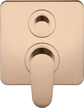  - AXOR Citterio M Jednouchwytowa bateria wannowa, podtynkowa czerwone złoto polerowane 34425300 - 34425300 - Łazienki Szydłowski