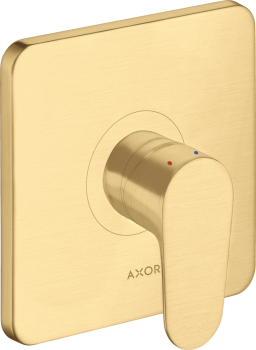 - AXOR Citterio M Jednouchwytowa bateria prysznicowa, podtynkowa złoty optyczny szczotkowany 34625250 - 34625250 - Łazienki Szydłowski