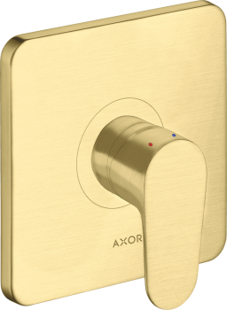  - AXOR Citterio M Jednouchwytowa bateria prysznicowa, podtynkowa mosiądz szczotkowany 34625950 - 34625950 U - Łazienki Szydłowski