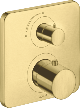 - AXOR Citterio M Bateria termostatyczna z zaworem odcinającym do 1 odbiornika, podtynkowa mosiadz szczotkowany 34705950 - 34705950 U - Łazienki Szydłowski