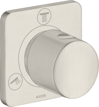  - AXOR Citterio M Zawór odcinająco-przełączający Trio/Quattro, stal szlachetna optyczna 34920800 - 34920800 - Łazienki Szydłowski