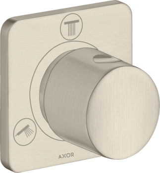  - AXOR Citterio M Zawór odcinająco-przełączający Trio/Quattro, podtynkowy nikiel szczotkowany 34920820 - 34920820 U - Łazienki Szydłowski