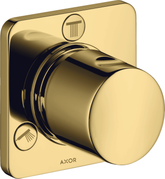  - AXOR Citterio M Zawór odcinająco-przełączający Trio/Quattro, podtynkowy złoty optyczny polerowany 34920990 - 34920990 - Łazienki Szydłowski