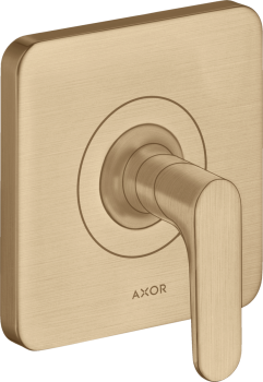 - AXOR Citterio M Zawór odcinający, podtynkowy brąz szczotkowany 34960140 - 34960140 U - Łazienki Szydłowski