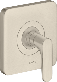 - AXOR Citterio M Zawór odcinający, podtynkowy nikiel szczotkowany 34960820 - 34960820 U - Łazienki Szydłowski