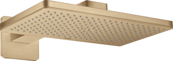 - AXOR ShowerSolutions Deszczownica 46 x 30 cm 1jet z ramieniem prysznicowym, rozeta softsquare brąz szczotkowany 35274140 - 35274140 U - Łazienki Szydłowski