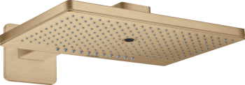  - AXOR ShowerSolutions Deszczownica 46 x 30 cm 3 jet z ramieniem prysznicowym, rozeta softsquare Brąz Szczotkowany 35276140 - 35276140 - Łazienki Szydłowski