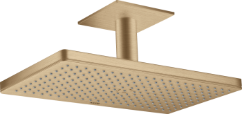 - AXOR ShowerSolutions Deszczownica 46 x 30cm 1jet z przyłączem sufitowym Brąz Szczotkowany 35277140 - 35277140 - Łazienki Szydłowski