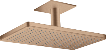  - AXOR ShowerSolutions Głowica prysznicowa 460/300 1jet z przyłączem sufitowym czerwone złoto szczotkowane 35277310 - 35277310 - Łazienki Szydłowski