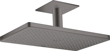  - AXOR ShowerSolutions Deszczownica 46 x 30 cm 1 jet z przyłączem sufitowym Czarny Chrom Szczotkowany 35277340 - 35277340 - Łazienki Szydłowski