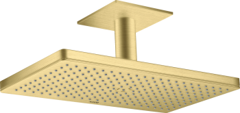  - AXOR ShowerSolutions Głowica prysznicowa 460/300 1jet z przyłączem sufitowym mosiądz szczotkowany 35277950 - 35277950 U - Łazienki Szydłowski